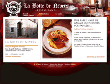 Tablet Screenshot of labottedenevers.fr